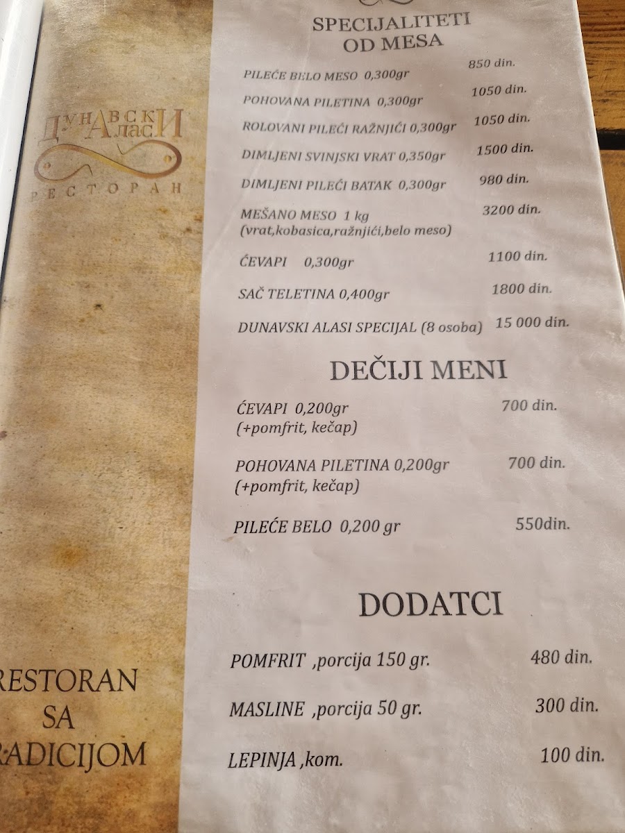Menu Fishermen Of Danube Restaurant-1